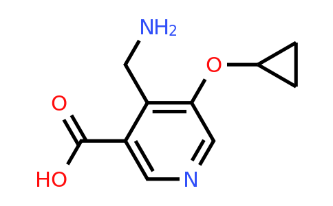 CAS 1243322-53-3 | 4-(Aminomethyl)-5-cyclopropoxynicotinic acid