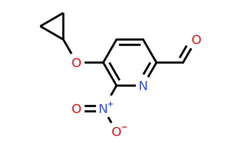 CAS 1243322-58-8 | 5-Cyclopropoxy-6-nitropicolinaldehyde