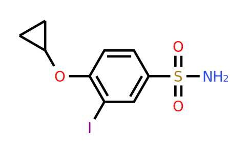 CAS 1243322-66-8 | 4-Cyclopropoxy-3-iodobenzenesulfonamide
