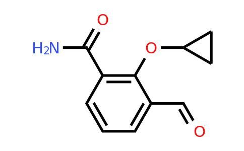 CAS 1243322-67-9 | 2-Cyclopropoxy-3-formylbenzamide