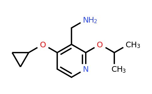 CAS 1243322-70-4 | (4-Cyclopropoxy-2-isopropoxypyridin-3-YL)methanamine