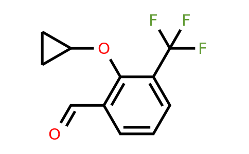 CAS 1243322-72-6 | 2-Cyclopropoxy-3-(trifluoromethyl)benzaldehyde