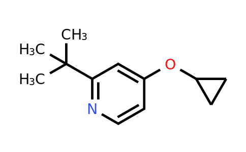 CAS 1243322-73-7 | 2-Tert-butyl-4-cyclopropoxypyridine