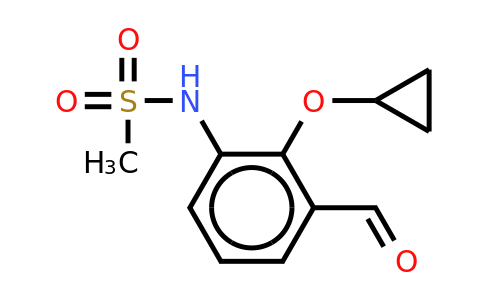 CAS 1243322-76-0 | N-(2-cyclopropoxy-3-formylphenyl)methanesulfonamide
