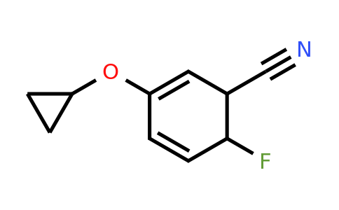 CAS 1243322-79-3 | 3-Cyclopropoxy-6-fluorocyclohexa-2,4-dienecarbonitrile