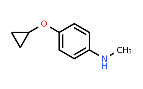 CAS 1243322-80-6 | 4-Cyclopropoxy-N-methylaniline