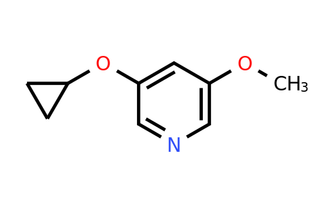 CAS 1243322-83-9 | 3-Cyclopropoxy-5-methoxypyridine