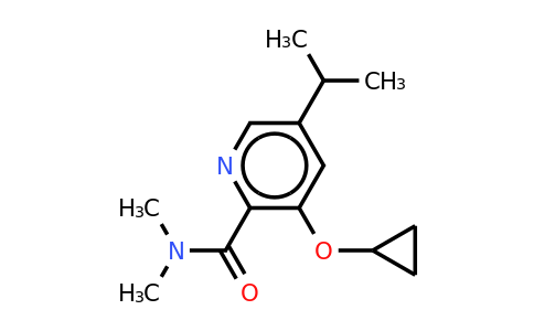 CAS 1243322-84-0 | 3-Cyclopropoxy-5-isopropyl-N,n-dimethylpicolinamide