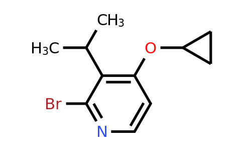 CAS 1243322-88-4 | 2-Bromo-4-cyclopropoxy-3-(propan-2-YL)pyridine
