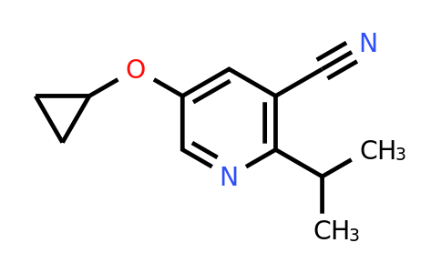 CAS 1243322-91-9 | 5-Cyclopropoxy-2-isopropylnicotinonitrile
