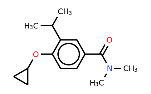 CAS 1243322-92-0 | 4-Cyclopropoxy-3-isopropyl-N,n-dimethylbenzamide