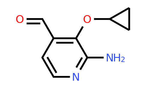 CAS 1243322-97-5 | 2-Amino-3-cyclopropoxyisonicotinaldehyde