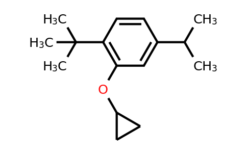 CAS 1243323-01-4 | 1-Tert-butyl-2-cyclopropoxy-4-isopropylbenzene