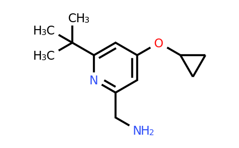 CAS 1243323-03-6 | (6-Tert-butyl-4-cyclopropoxypyridin-2-YL)methanamine