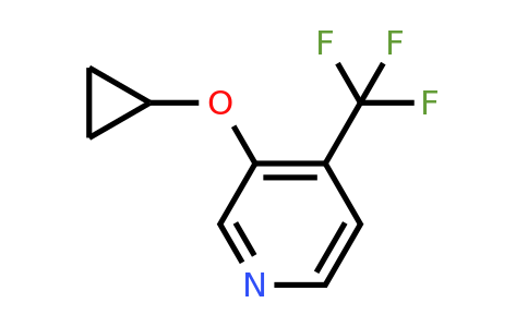 CAS 1243323-04-7 | 3-Cyclopropoxy-4-(trifluoromethyl)pyridine