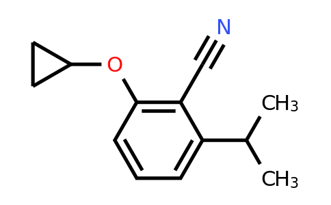 CAS 1243323-05-8 | 2-Cyclopropoxy-6-isopropylbenzonitrile