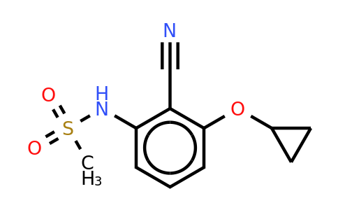 CAS 1243323-07-0 | N-(2-cyano-3-cyclopropoxyphenyl)methanesulfonamide