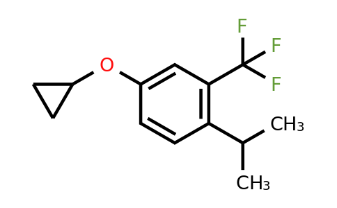 CAS 1243323-14-9 | 4-Cyclopropoxy-1-isopropyl-2-(trifluoromethyl)benzene
