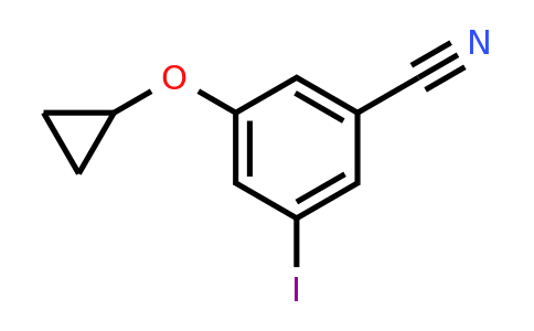 CAS 1243323-16-1 | 3-Cyclopropoxy-5-iodobenzonitrile