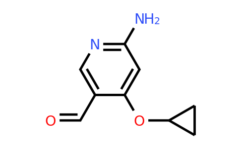 CAS 1243323-17-2 | 6-Amino-4-cyclopropoxynicotinaldehyde