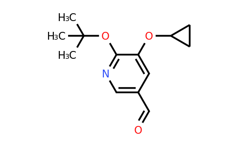 CAS 1243323-21-8 | 6-Tert-butoxy-5-cyclopropoxynicotinaldehyde