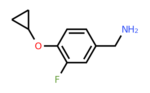 CAS 1243323-23-0 | (4-Cyclopropoxy-3-fluorophenyl)methanamine