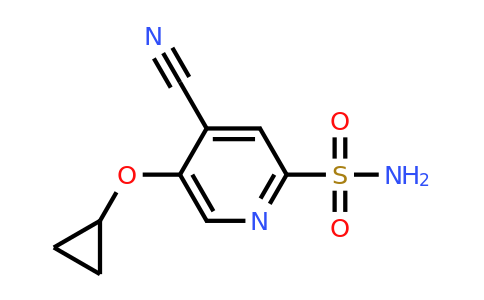 CAS 1243323-24-1 | 4-Cyano-5-cyclopropoxypyridine-2-sulfonamide