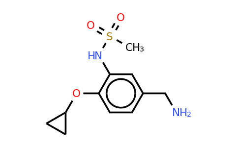 CAS 1243323-26-3 | N-(5-(aminomethyl)-2-cyclopropoxyphenyl)methanesulfonamide