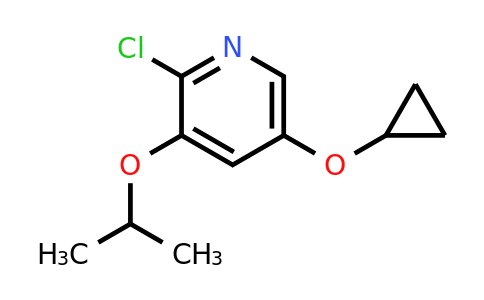 CAS 1243323-28-5 | 2-Chloro-5-cyclopropoxy-3-isopropoxypyridine