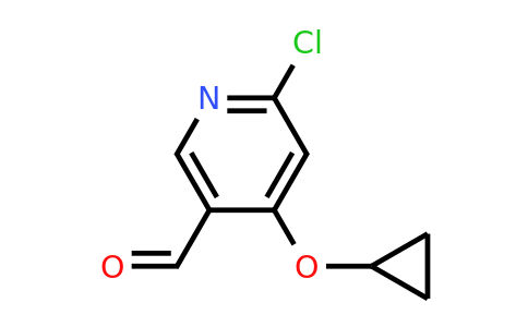 CAS 1243323-32-1 | 6-Chloro-4-cyclopropoxynicotinaldehyde