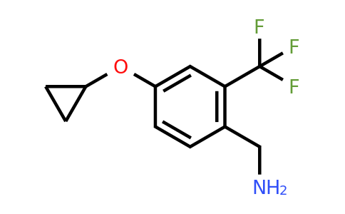 CAS 1243323-34-3 | (4-Cyclopropoxy-2-(trifluoromethyl)phenyl)methanamine