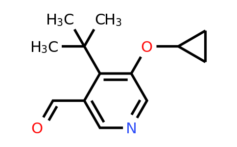 CAS 1243323-38-7 | 4-Tert-butyl-5-cyclopropoxynicotinaldehyde