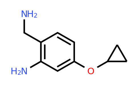 CAS 1243323-40-1 | 2-(Aminomethyl)-5-cyclopropoxyaniline