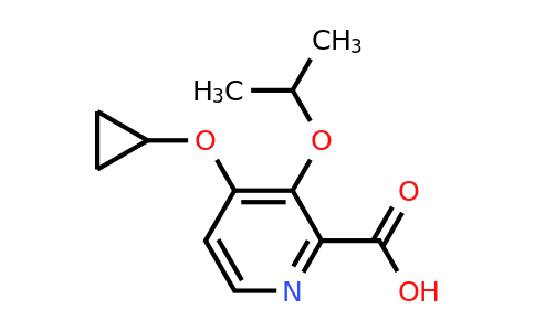 CAS 1243323-42-3 | 4-Cyclopropoxy-3-isopropoxypicolinic acid
