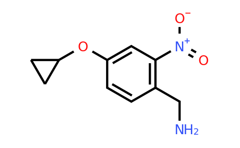 CAS 1243323-43-4 | (4-Cyclopropoxy-2-nitrophenyl)methanamine
