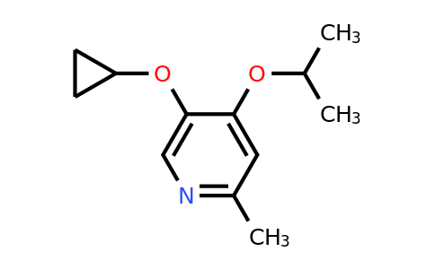 CAS 1243323-45-6 | 5-Cyclopropoxy-4-isopropoxy-2-methylpyridine