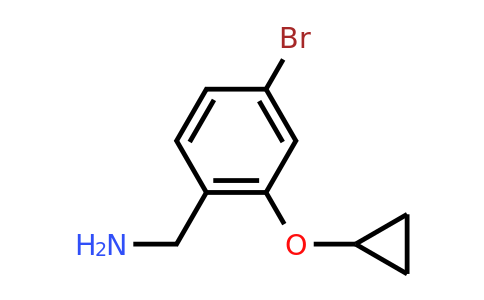 CAS 1243323-46-7 | (4-Bromo-2-cyclopropoxyphenyl)methanamine