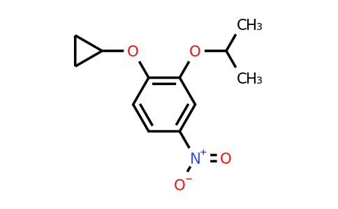 CAS 1243323-49-0 | 1-Cyclopropoxy-2-isopropoxy-4-nitrobenzene