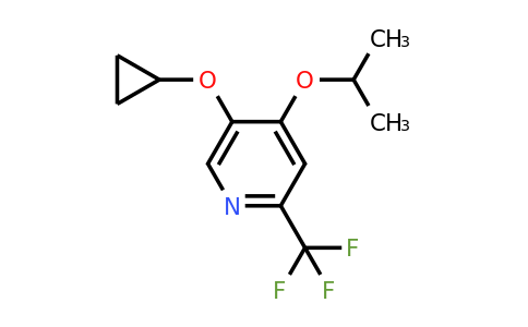 CAS 1243323-55-8 | 5-Cyclopropoxy-4-isopropoxy-2-(trifluoromethyl)pyridine