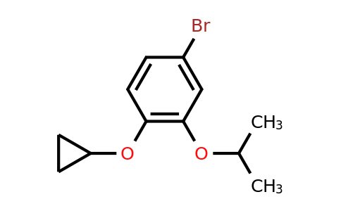 CAS 1243323-59-2 | 4-Bromo-1-cyclopropoxy-2-isopropoxybenzene