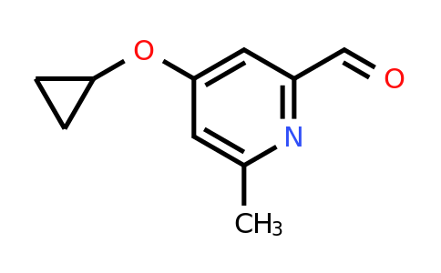 CAS 1243323-60-5 | 4-Cyclopropoxy-6-methylpicolinaldehyde