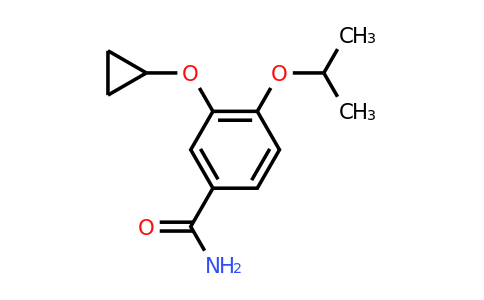 CAS 1243323-62-7 | 3-Cyclopropoxy-4-isopropoxybenzamide