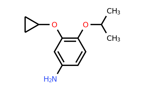 CAS 1243323-65-0 | 3-Cyclopropoxy-4-isopropoxyaniline