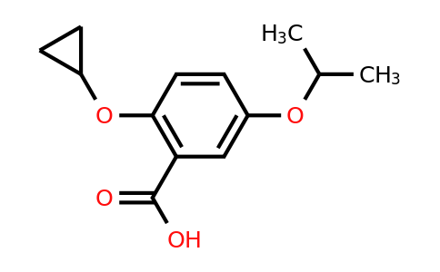 CAS 1243323-68-3 | 2-Cyclopropoxy-5-isopropoxybenzoic acid