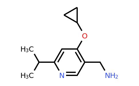 CAS 1243323-70-7 | (4-Cyclopropoxy-6-isopropylpyridin-3-YL)methanamine