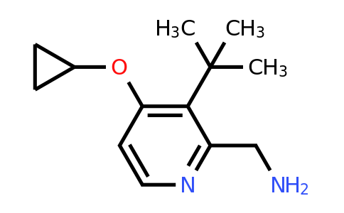 CAS 1243323-71-8 | (3-Tert-butyl-4-cyclopropoxypyridin-2-YL)methanamine