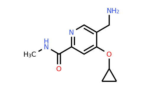 CAS 1243323-73-0 | 5-(Aminomethyl)-4-cyclopropoxy-N-methylpicolinamide