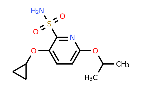 CAS 1243323-76-3 | 3-Cyclopropoxy-6-isopropoxypyridine-2-sulfonamide