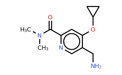 CAS 1243323-77-4 | 5-(Aminomethyl)-4-cyclopropoxy-N,n-dimethylpicolinamide