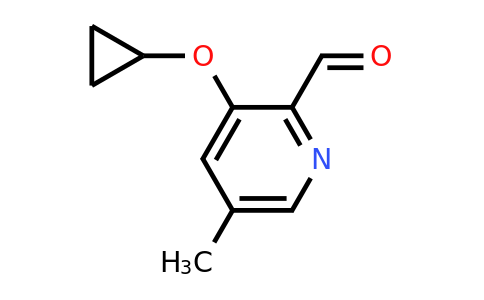 CAS 1243323-78-5 | 3-Cyclopropoxy-5-methylpicolinaldehyde